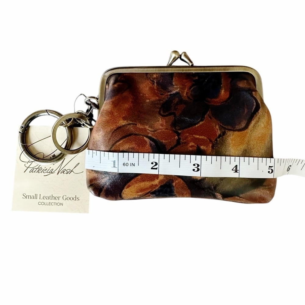 Patricia Nash Leather Borse Frame Coin Purse - Picture 7 of 8